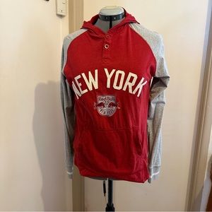 NEW YORK RED BULLS MITCHELL & NESS RAGLAN